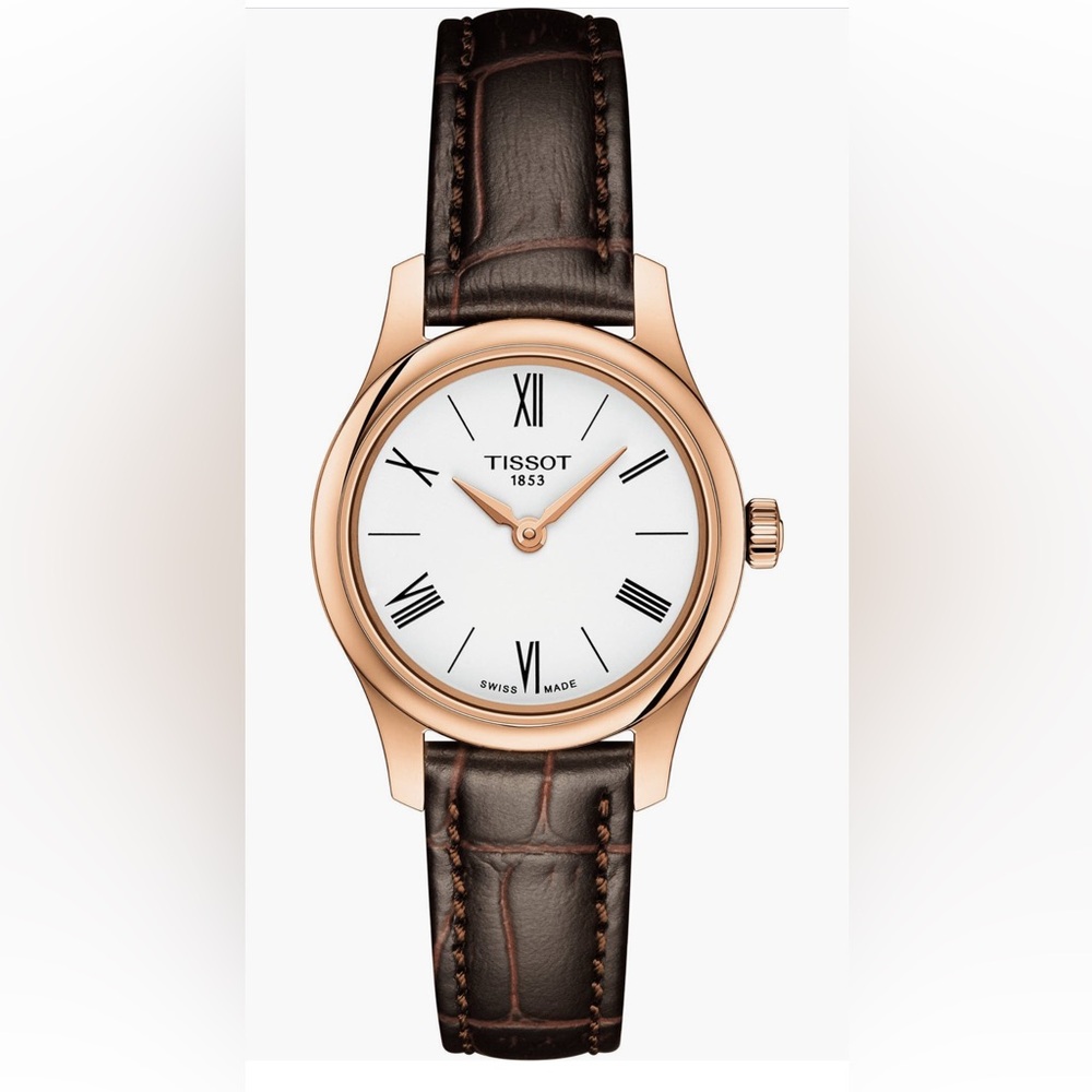 Tissot carson premium lady 30mm, Qtz. Laydy Round bracelet watch.